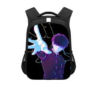 Xinnice Mob Psycho 100 Mochila Anime Kageyama Shigeo/Reigen Arataka Mochila Escolar Impresión 3D Gran Capacidad Mob Dibujos Animados Mochila de Viaje al Aire Libre para Hombre Mujer, Tipo 11.,