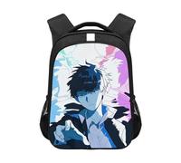 Xinnice Mob Psycho 100 Mochila Anime Kageyama Shigeo/Reigen Arataka Mochila Escolar Impresión 3D Gran Capacidad Mob Dibujos Animados Mochila de Viaje al Aire Libre para Hombre Mujer, Tipo 9.,