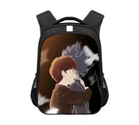 Xinnice Mob Psycho 100 Mochila Anime Kageyama Shigeo/Reigen Arataka Mochila Escolar Impresión 3D Gran Capacidad Mob Dibujos Animados Mochila de Viaje al Aire Libre para Hombre Mujer, Tipo 2,