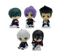 Xinnice Personajes de anime Figura Chigiri Hyoma/Seishiro Nagi/Bachira Meguru Dibujos Animados Mini Modelo Estatua PVC Adornos Coleccionables Regalos para fans del anime (5 unidades)