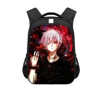 Xinnice Tokyo Ghoul Rucaksack Kaneki Ken Kirishima Toka Mochila Escolar Unisex Anime Daypack Grande Bolsa de Viaje Bolsa de Tiempo Libre Regalos para el Año Escolar, Tipo 4., 30,5*16*44 cm