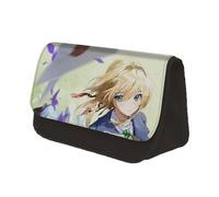 Xinnice Violet Evergarden - Estuche para lápices de gran capacidad con estampado de anime, ideal para oficina y escuela, Tipo 11., 22*7.5*13cm