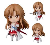 Xinnice Yuuki Asuna Figura de Acción Articulada Articulada Anime Intercambiable Cara Figura Asuna Estatua Modelo PVC 10 cm Manga Mini Decoración Ornamento Regalo
