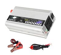 XINPUGUANG 1000W Car Power Inverter 1000 Watt DC 12V a AC 220V Cargador de coche Convertidor Adaptador más ligero con puertos de carga USB dobles Kit de panel solar