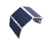 XINPUGUANG Cargador solar 21w USB portátil 5v 3A Salida Panel solar plegable al aire libre Viaje de campamento para teléfono inteligente, tableta, cámara, ventilador, luz, banco de energía (Camuflaje)