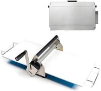 XINRISHENG 300, Rodillo de Masa Manual - Máquina laminadora Pizza de panadería - Máquina laminadora de Masa Plegable para panadería - con Espesor Ajustable 0,5-17,5 mm