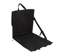 XinrZythrop Stadium Seat Cushion with Backrest, Foldable Bleacher Seat Cushion, Compact Outdoor Folding Cushion with Net Pocket for Soccer Field Park Beach Game Day