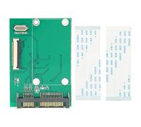 XinrZythrop Tarjeta adaptadora de HDD CE/ZIF a SATA, convertidor de disco duro serie CE/ZIF con 2 cables planos, compatible con hot-swap para placas base IDE a SATA, sin necesidad de