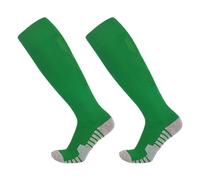 Xinsheinelry 1 par de calcetines deportivos para niños con tecnología de ventilación, parte inferior antideslizante, perfectos para atletismo, verde, M
