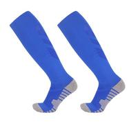 Xinsheinelry 1 par de calcetines deportivos para niños con tecnología de ventilación, parte inferior antideslizante, perfectos para atletismo, azul, M