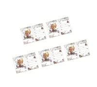 Xinsheinelry 10 Uds Tarjeta de invitación para fiesta temática de Halloween, invitaciones para fiestas de vacaciones de invierno, suministros de Halloween para tarjetas festivas para hogar