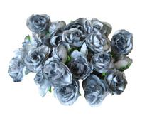 Xinsheinelry 200 Piezas Cabeza de Artificial Cabeza de Flor de Pequeña para Arreglos Florales de Boda Álbum de Fotos Decoración de Pastel Rosas Artificiales