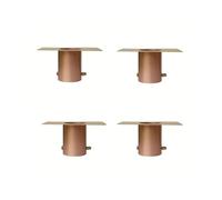 Xinsheinelry 4 lotes de Accesorios de Cadena de Lluvia desvíos efectivos del Agua y un Elegante Adaptador de canalón de eslabones de Cadena de Lluvia estéticos para Exterior y hogar