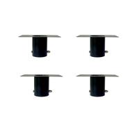 Xinsheinelry 4 lotes de Accesorios de Cadena de Lluvia desvíos efectivos del Agua y un Elegante Adaptador de canalón de eslabones de Cadena de Lluvia estéticos para Exterior y hogar