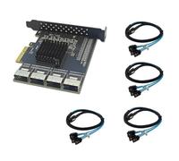 Xinsheinelry 4 Port PCIExpress USB3.0 Hubs Adapter Fast Speed 5Gbps Data Transfer Motherboards PCIe Expansion Card