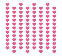 Xinsheinelry 6/8 Piezas Tiras Colgantes en Forma de Corazón Adorno de Corazón de Amor para Día de Valentín Boda Despedidas de Soltera Fiesta de Compromiso Suministros de Decoración de Boda