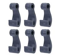 Xinsheinelry 6 Piezas Ganchos de Cuerda de con Cierre a Presión Clip Ganchos en Forma de J para Bote Inflable Balsa de Pesca Cubierta de Barco Marino Fácil de Usar Kayak J Servicio Pesado