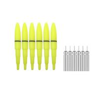 Xinsheinelry 6 Unidades de Barra de luz para Pesca Nocturna, Pesca en océano, Barra de luz eléctrica Que Brilla, Herramienta, Accesorios de Flotador, fácil de Usar, Barra de luz Flotante Luminosa