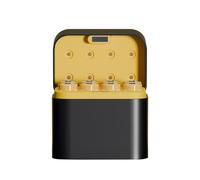 Xinsheinelry Adaptador De Carga Baterías Litio AA Recargables para Gestión Superior La Energía Indicadores LED Carga Rápida 2 5 H Baterías Recargables Capacidad