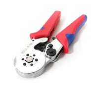 Xinsheinelry Alicates De Engaste Acero Rico En Carbono para Terminales Hexagonales Ingeniería Precisa para Conexión Fiable Herramienta Engarzado Conectores VE