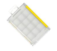 Xinsheinelry Bandejas de almacenamiento portátiles, organizadores de señuelos, caja de aparejos de pesca, bandeja transparente, bandeja separadora de cebos, bandeja de aparejos