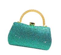 Xinsheinelry Bolso con purpurina, elegante bolso de hombro tipo bandolera, bolso para almacenamiento organizado en ocasiones de graduación, bolso de boda con funciones sociales