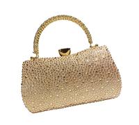 Xinsheinelry Bolso con purpurina, elegante bolso de hombro tipo bandolera, bolso para almacenamiento organizado en ocasiones de graduación, bolso de boda con funciones sociales