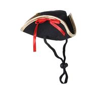 Xinsheinelry Bonito sombrero de capitán pirata para Navidad, mascotas, cosplay, accesorios de disfraz de invierno, Halloween, sombreros divertidos para mascotas y Halloween