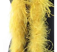 Xinsheinelry Bufanda con Plumaje de avestruces para Vestidos Formales y proyectos de Fashion Down Collar