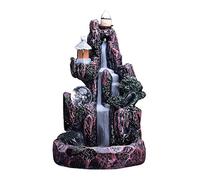 Xinsheinelry Cascada para quemador para conos creativos, soporte para palitos exquisita decoración del hogar como compañeros de trabajo, quemador de reflujo, dragón LED
