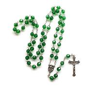 Xinsheinelry Collar de rosario con colgante colgante para mujeres y hombres, collar de regalo para meditaciones de oración para hombres