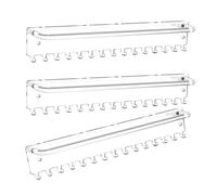 Xinsheinelry Collar y accesorio para el cabello, soporte de pared portátil de acrílico para joyería para el hogar o uso minorista, clip para el pelo