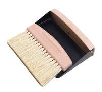 Xinsheinelry Combo de recogedor y cepillo de madera de haya con agarre cómodo para una limpieza rápida, herramientas eficaces para eliminar la suciedad, juego de herramientas de madera de haya