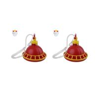 Xinsheinelry Comedero automático para pollitos, dispensador de agua para aves de corral, comedero seguro para pájaros, para granja, para pájaros silvestres, para exteriores