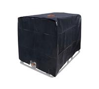 Xinsheinelry Cubierta de contenedor Premium, diseño de Tela de poliéster de 1000L con Solapa de Acceso rápido para un Uso fácil, Protector de Cisterna de Agua para Granja