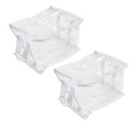 Xinsheinelry Cubo de almacenamiento de PVC para guardería, aula, capacidad de 50 l, fácil acceso, cremallera completa, diseño de animales con cremallera