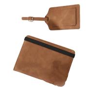 Xinsheinelry De 2 Conjunto de Etiquetas de Equipaje para Billetera y pasaportes, liviano y Elegante, Porta pasaportes Compacto y Moderno para Mujeres y Hombres, Etiqueta Resistente a los rayones
