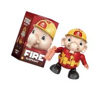 Xinsheinelry De Bombero de Elefante Bailando Interactivo con Efectos de Sonido para Entretenimiento Infantil Juguete Musical de Elefante con Baile