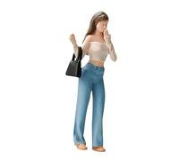 Xinsheinelry de muñeca en Miniatura de micropaisaje 1/64 con Colores Vibrantes Impresos para entusiastas de los Modelos y Aplicaciones artísticas de Personas en Miniatura de Colores