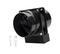 Xinsheinelry Delicado extractor de humos de 8 cm, 1200 mAh, funciona con pilas, extractores de humos de soldadura para impresoras, estaciones de soldadura, soplador de aire portátil ABS