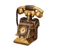 Xinsheinelry Diales giratorios Réplicas de teléfonos Decoraciones de Escritorio Adorno Regalo para Amantes de lo Vintage Entusiastas del Cine en casa Decoraciones de teléfonos Vintage