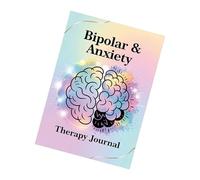 Xinsheinelry Diario bipolar diseñado para apoyo bipolar y cuaderno de seguimiento del estado de ánimo de expresión diaria de emociones