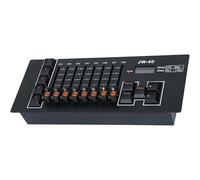 Xinsheinelry DMX512 - Placa de control portátil con 8 efectos suaves de 50 pasos, batería tipo C, carga para eventos de discoteca, controlador programable recargable