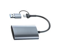 Xinsheinelry Double USB C and USB A Connectors Type B Reader Heat Dissipation Design For Camera Storage Management CFast Card Reader