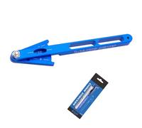 Xinsheinelry Durabilidad de cadena de bicicleta, indicadores de desgaste de cadena de bicicletas, reglas que garantizan una herramienta segura y eficiente para ciclismo, hogar, garaje, bicicleta