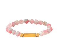 Xinsheinelry Elegante accesorio de cuentas con textura de piedra, joyería de muñeca adecuada para mejorar la fuerza de voluntad reuniones casuales, One Size, como se describe