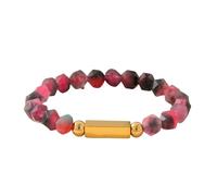 Xinsheinelry Elegante accesorio de cuentas con textura de piedra, joyería de muñeca adecuada para mejorar la fuerza de voluntad reuniones casuales, One Size, como se describe