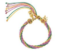 Xinsheinelry Estilos tibetanos tradicionales tejidos a mano con tara verde y diseños de Dios de la riqueza para uso diario casual diario, One Size, como se describe