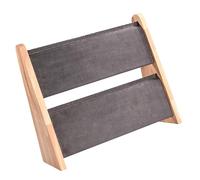 Xinsheinelry Expositor multiusos de madera resistente para joyas, doble fila para collares y pulseras, perfecto para coleccionistas