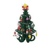 Xinsheinelry Figura de árbol de Navidad de madera amigable que añade encanto y decoración del hogar o decoración del hogar árbol de Navidad de madera